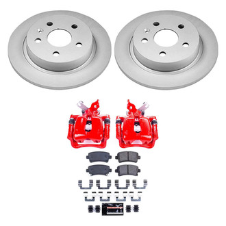 PowerStop® - Z23 Evolution Sport Plain Rear Brake Kit with Calipers