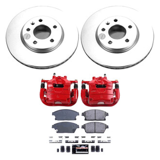 PowerStop® - Z23 Evolution Sport Plain Front Brake Kit with Calipers