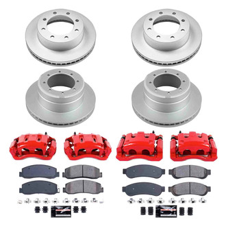 PowerStop® - Z23 Evolution Sport Plain Front and Rear Brake Kit with Calipers