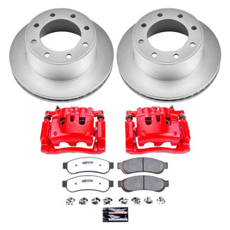 PowerStop® - Z36 Extreme Plain Rear Brake Kit with Calipers