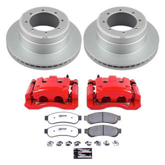PowerStop® - Z36 Extreme Plain Rear Brake Kit with Calipers