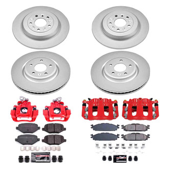 PowerStop® - Z23 Evolution Sport Plain Front and Rear Brake Kit with Calipers