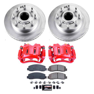 PowerStop® - Z23 Evolution Sport Plain Front Brake Kit with Calipers