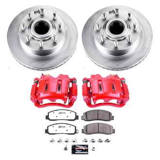 PowerStop® - Z36 Extreme Plain Front Brake Kit with Calipers