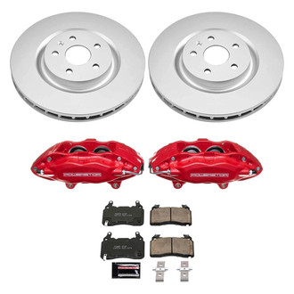 PowerStop® - Z23 Evolution Sport Plain Front Brake Kit with Calipers