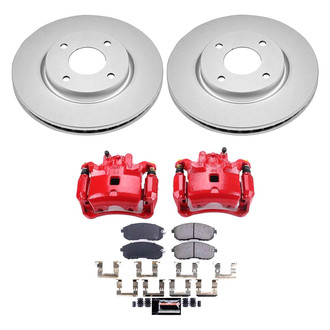 PowerStop® - Z23 Evolution Sport Plain Front Brake Kit with Calipers