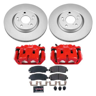 PowerStop® - Z23 Evolution Sport Plain Front Brake Kit with Calipers