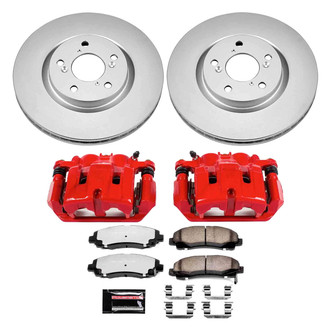 PowerStop® - Z36 Extreme Plain Front Brake Kit with Calipers