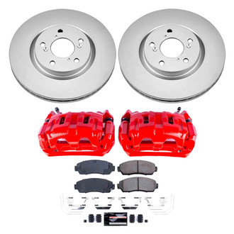 PowerStop® - Z23 Evolution Sport Plain Front Brake Kit with Calipers