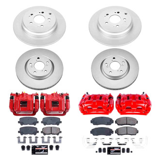PowerStop® - Z23 Evolution Sport Plain Front and Rear Brake Kit with Calipers