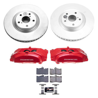 PowerStop® - Z23 Evolution Sport Plain Front Brake Kit with Calipers