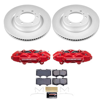 PowerStop® - Z23 Evolution Sport Plain Front Brake Kit with Calipers