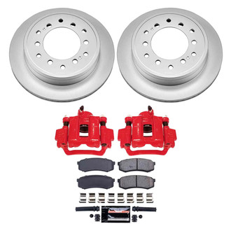 PowerStop® - Z23 Evolution Sport Plain Rear Brake Kit with Calipers