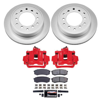 PowerStop® - Z23 Evolution Sport Plain Rear Brake Kit with Calipers