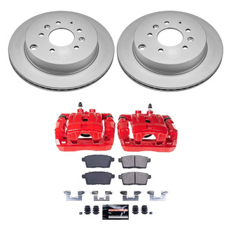 PowerStop® - Z23 Evolution Sport Plain Rear Brake Kit with Calipers