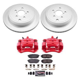 PowerStop® - Z23 Evolution Sport Plain Rear Brake Kit with Calipers