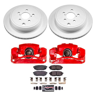 PowerStop® - Z23 Evolution Sport Plain Rear Brake Kit with Calipers