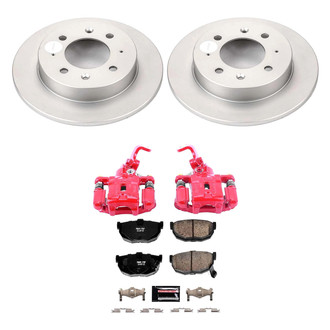 PowerStop® - Z23 Evolution Sport Plain Rear Brake Kit with Calipers