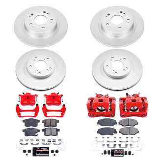 PowerStop® - Z23 Evolution Sport Plain Front and Rear Brake Kit with Calipers