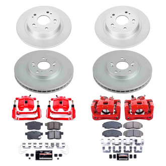 PowerStop® - Z23 Evolution Sport Plain Front and Rear Brake Kit with Calipers