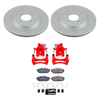 PowerStop® - Z23 Evolution Sport Plain Rear Brake Kit with Calipers