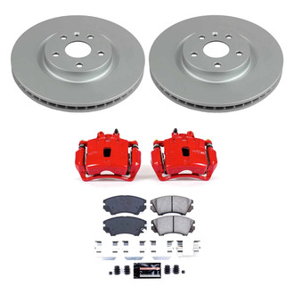 PowerStop® - Z23 Evolution Sport Plain Front Brake Kit with Calipers