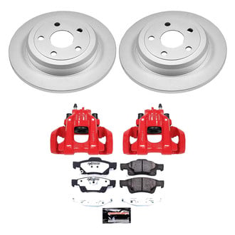 PowerStop® - Z36 Extreme Plain Rear Brake Kit with Calipers