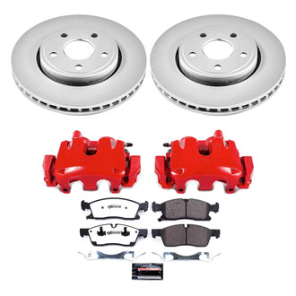 PowerStop® - Z36 Extreme Plain Front Brake Kit with Calipers