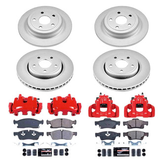 PowerStop® - Z23 Evolution Sport Plain Brake Kit with Calipers