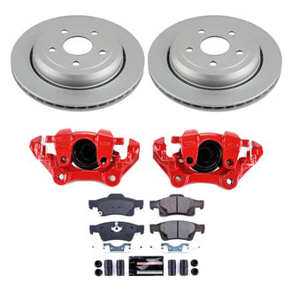 PowerStop® - Z23 Evolution Sport Plain Rear Brake Kit with Calipers