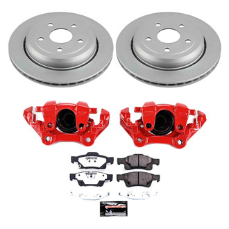 PowerStop® - Z36 Extreme Plain Rear Brake Kit with Calipers