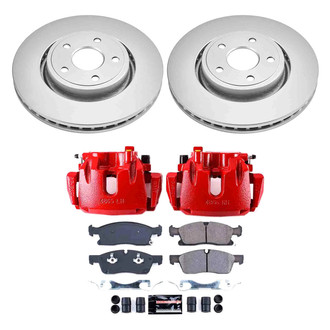 PowerStop® - Z23 Evolution Sport Plain Front Brake Kit with Calipers