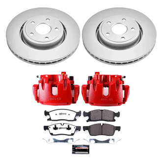 PowerStop® - Z36 Extreme Plain Front Brake Kit with Calipers