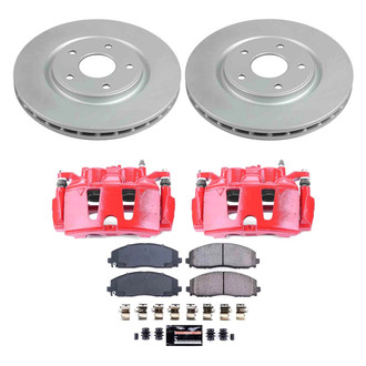 PowerStop® - Z23 Evolution Sport Plain Front Brake Kit with Calipers