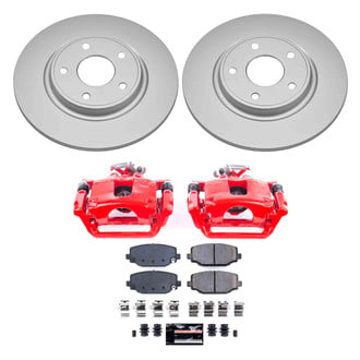 PowerStop® - Z23 Evolution Sport Plain Rear Brake Kit with Calipers