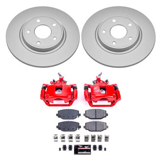 PowerStop® - Z23 Evolution Sport Plain Rear Brake Kit with Calipers