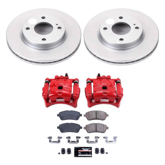 PowerStop® - Z23 Evolution Sport Plain Front Brake Kit with Calipers