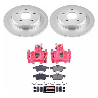 PowerStop® - Z23 Evolution Sport Plain Rear Brake Kit with Calipers