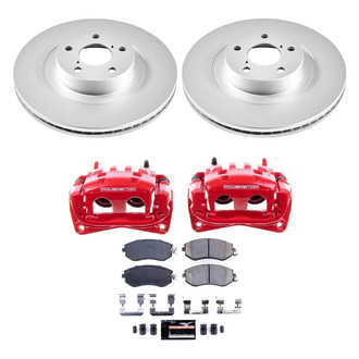 PowerStop® - Z23 Evolution Sport Plain Front Brake Kit with Calipers