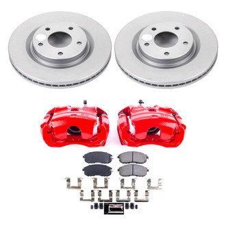 PowerStop® - Z23 Evolution Sport Plain Front Brake Kit with Calipers