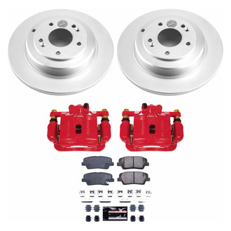 PowerStop® - Z23 Evolution Sport Plain Rear Brake Kit with Calipers