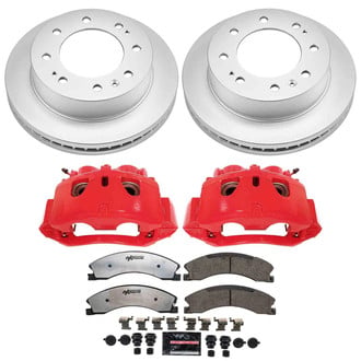 PowerStop® - Z36 Extreme Plain Front Brake Kit with Calipers