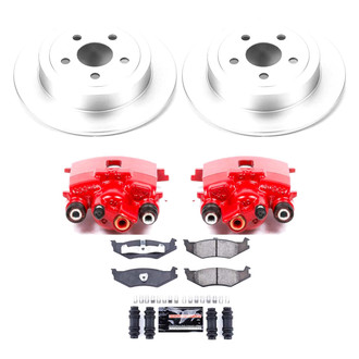 PowerStop® - Z23 Evolution Sport Plain Rear Brake Kit with Calipers