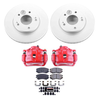 PowerStop® - Z23 Evolution Sport Plain Front Brake Kit with Calipers