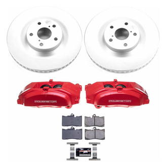 PowerStop® - Z23 Evolution Sport Plain Front Brake Kit with Calipers