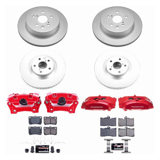PowerStop® - Z23 Evolution Sport Plain Front and Rear Brake Kit with Calipers