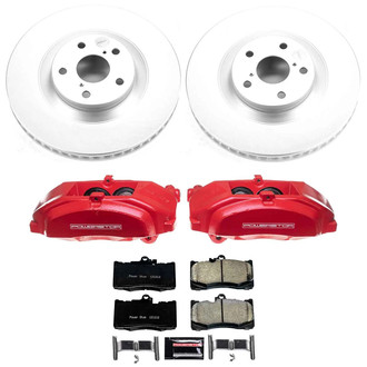 PowerStop® - Z23 Evolution Sport Plain Front Brake Kit with Calipers