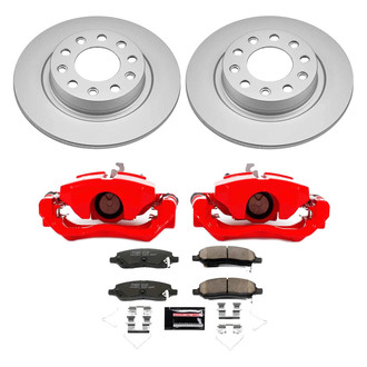 PowerStop® - Z23 Evolution Sport Plain Rear Brake Kit with Calipers