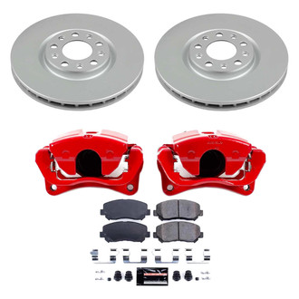 PowerStop® - Z23 Evolution Sport Plain Front Brake Kit with Calipers