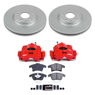 PowerStop® - Z23 Evolution Sport Plain Front Brake Kit with Calipers